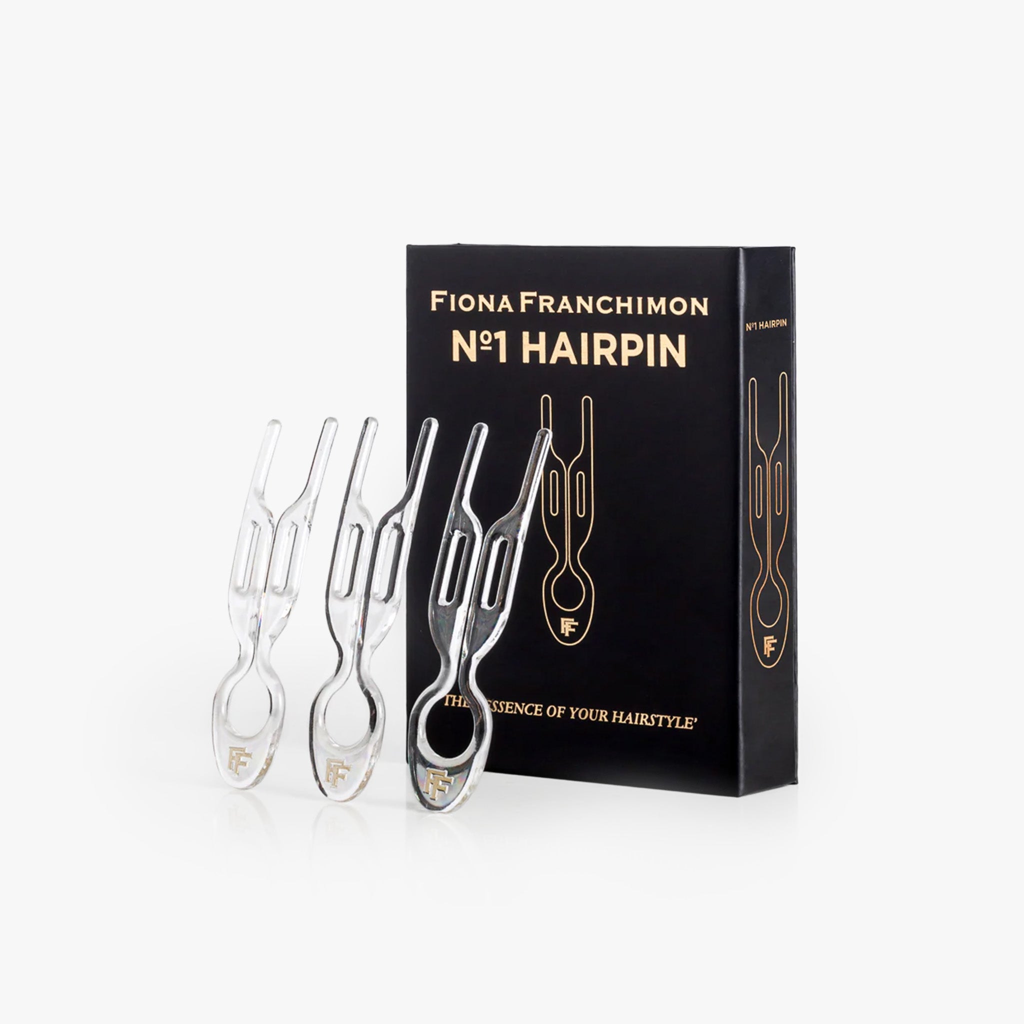 Sponka Fiona Franchimon N°1 Transparent Box 3 kusy