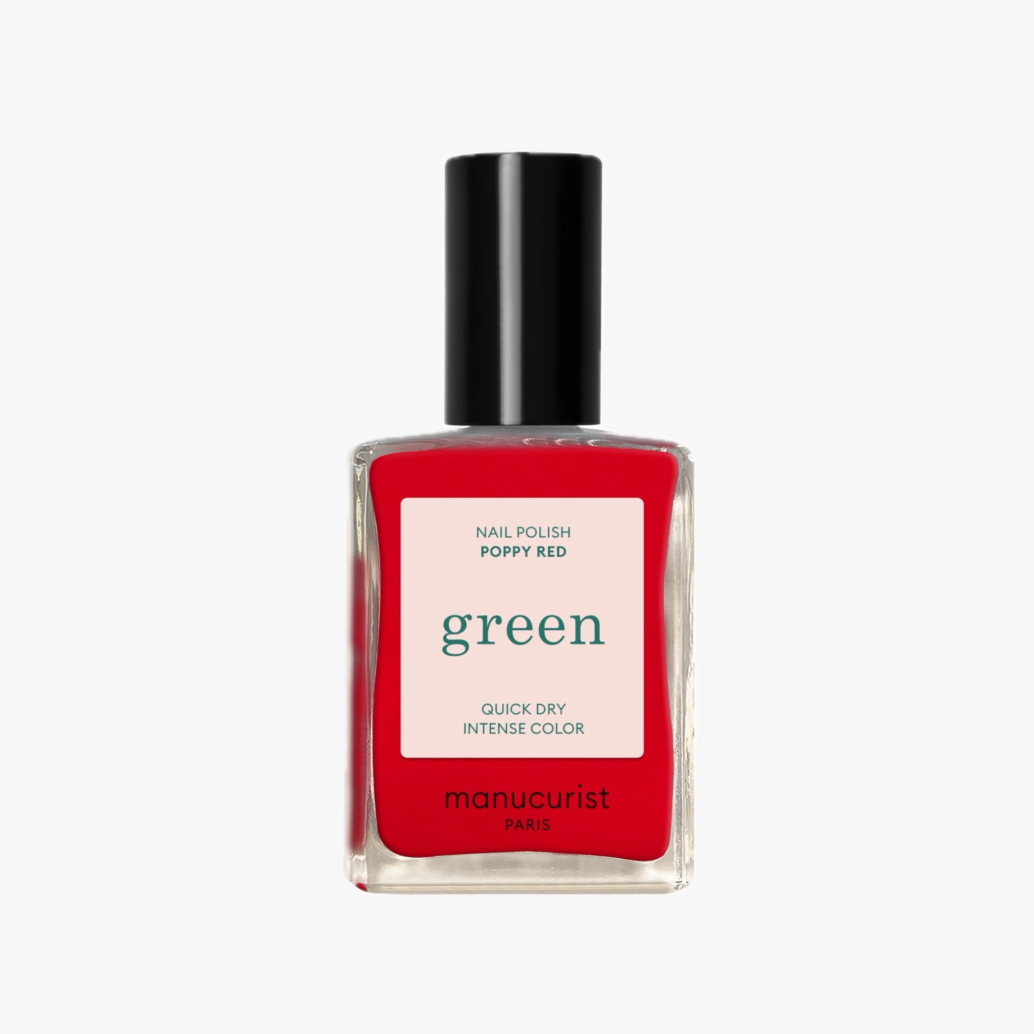 Green lak Poppy Red