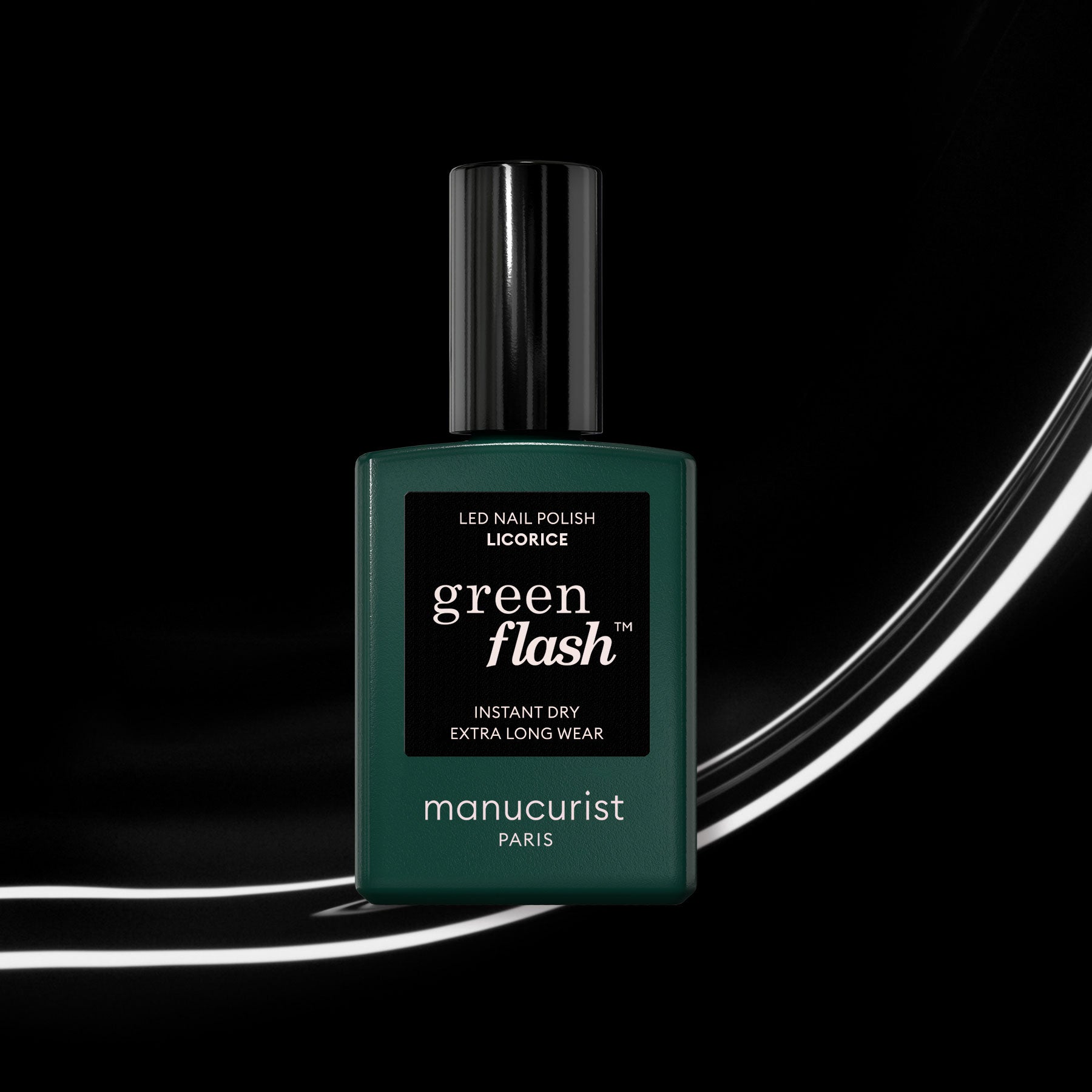 Green flash LED lak Licorice