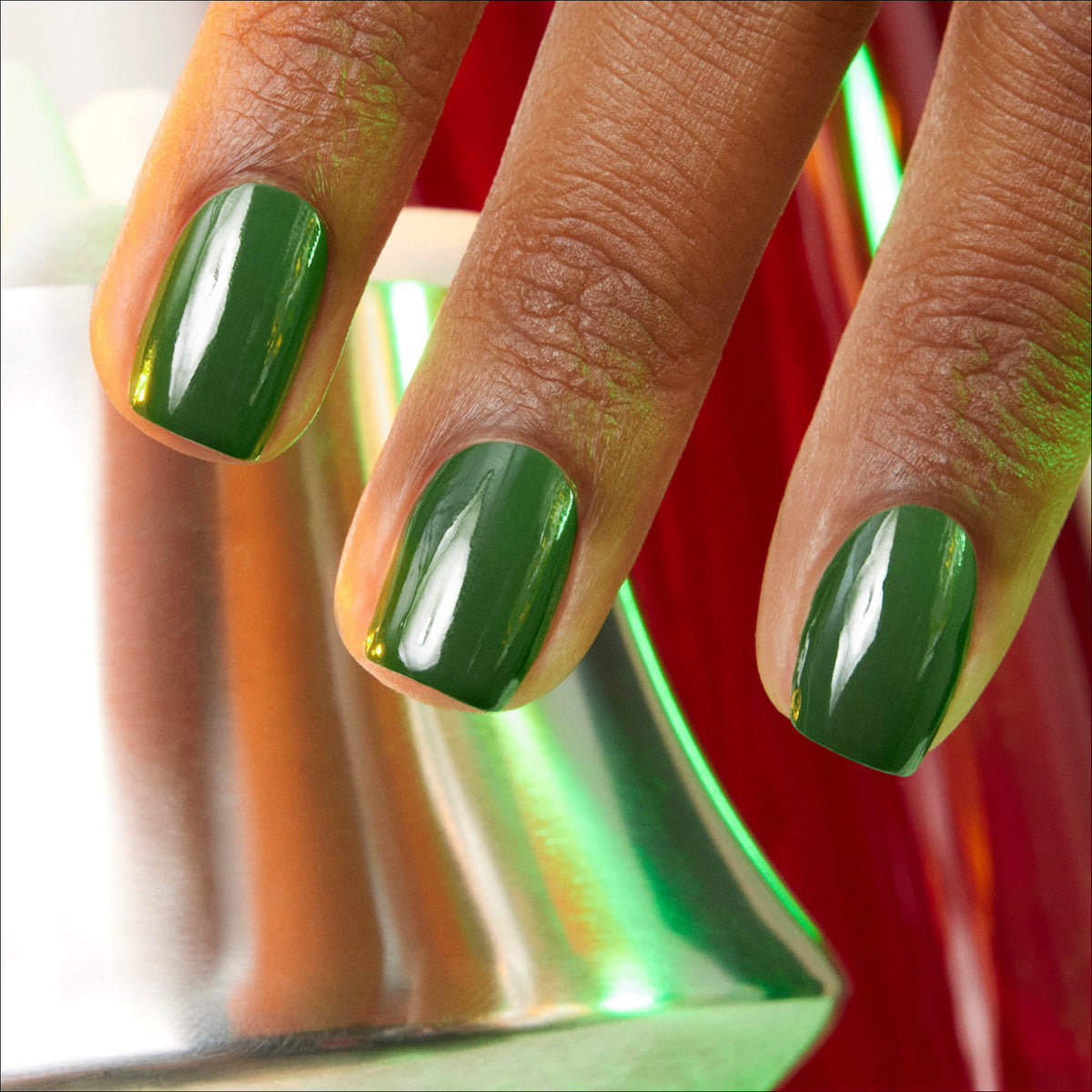 Green flash LED lak Jade