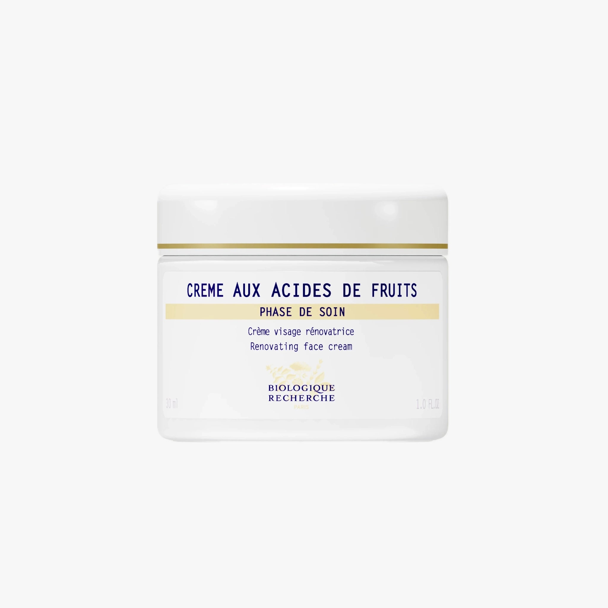 Creme AUX ACIDES DE FRUITS