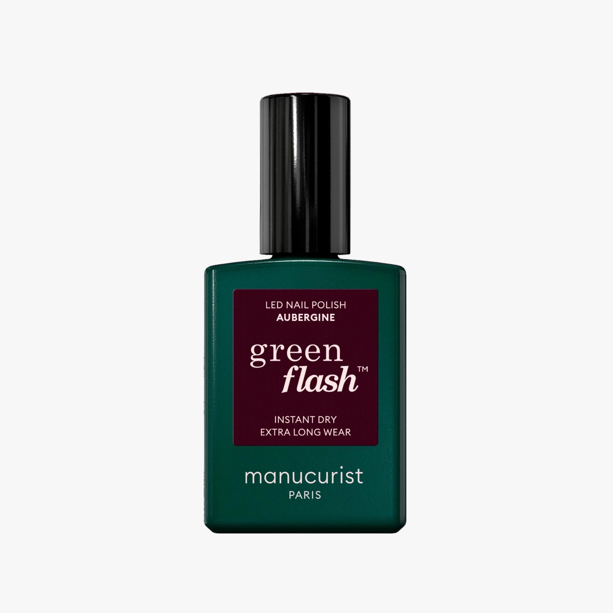 Green flash LED lak Aubergine